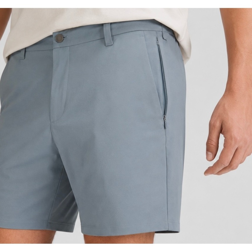 Lululemon Men's Commission Short Classic 7" Size 36 Blueish Grey Retails $98